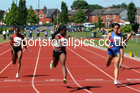 Womens under-20s 100 metres, 2021 Northern Senior and Under-20s Champs., Leigh. Photo: David T. Hewitson/Sports for All Pics